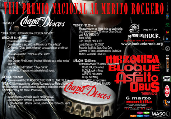 Jornadas VIII Premio Mérito Rockero